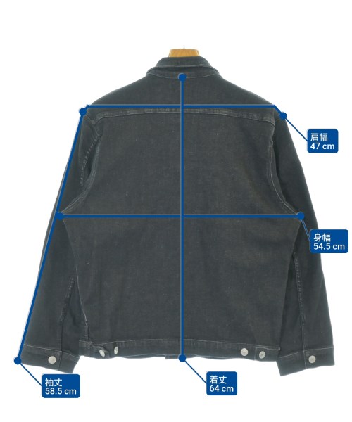 SHIPS（シップス）デニムジャケット 黒 サイズ:M メンズ/2200649038022