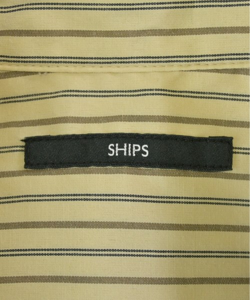 SHIPS（シップス）カジュアルシャツ ベージュ サイズ:S メンズ/2200703310040