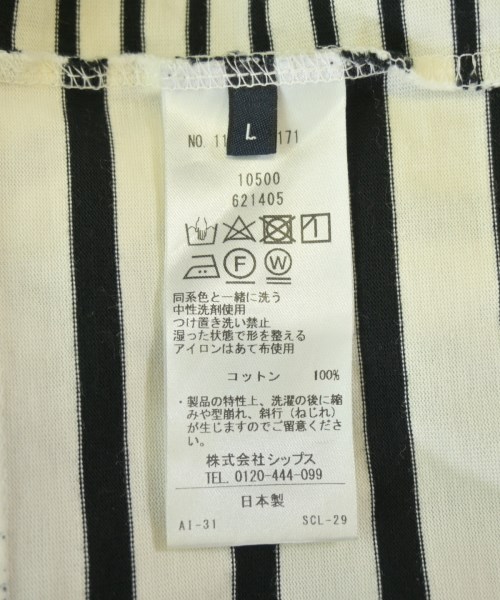 SHIPS（シップス）Tシャツ・カットソー 白 サイズ:L メンズ/2200706225068