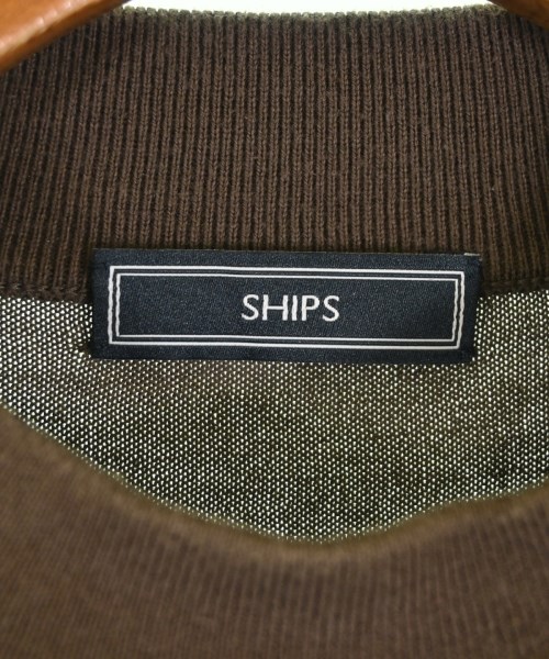 SHIPS（シップス）ニット・セーター 茶 サイズ:S メンズ/2200708233054
