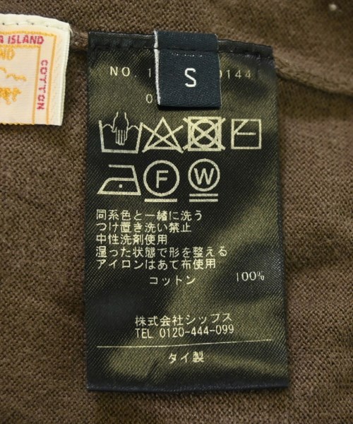 SHIPS（シップス）ニット・セーター 茶 サイズ:S メンズ/2200708233054