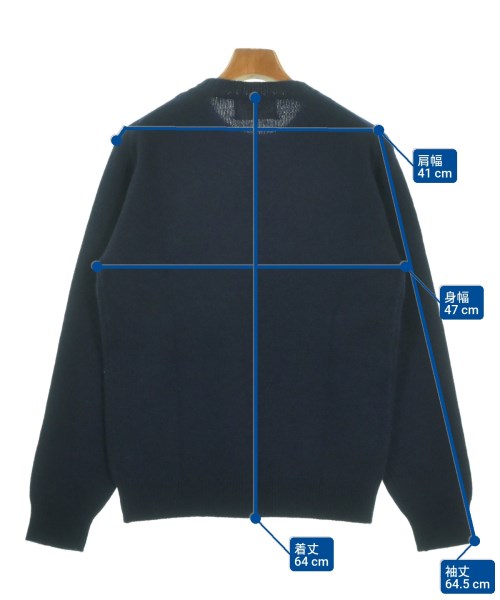 SHIPS（シップス）ニット・セーター 紺 サイズ:S メンズ/2200662532026