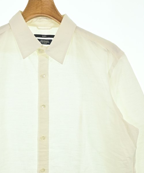 SHIPS（シップス）カジュアルシャツ 白 サイズ:L メンズ/2200660554044