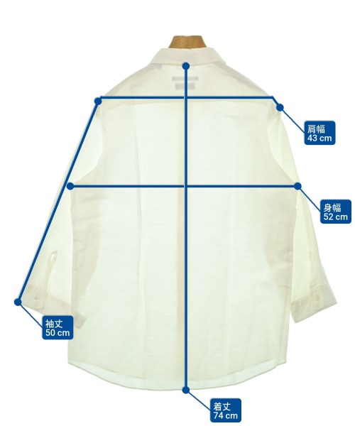 SHIPS（シップス）カジュアルシャツ 白 サイズ:L メンズ/2200660554044