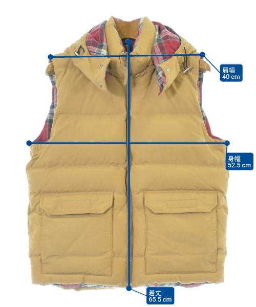 SHIPS（シップス）ダウンジャケット/ダウンベスト ベージュ サイズ:-(M位) メンズ/2200665792014