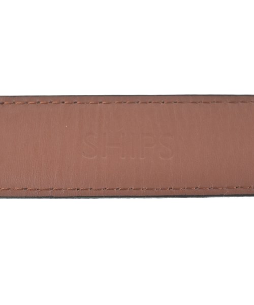 SHIPS（シップス）ベルト 茶 サイズ:80 メンズ/2200668617130