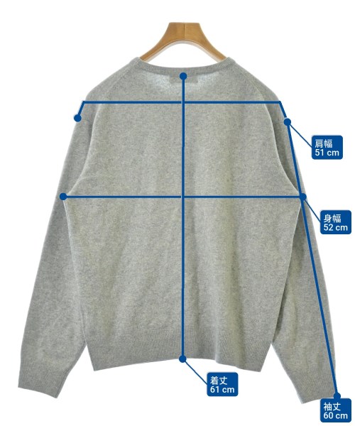 SHIPS（シップス）ニット・セーター グレー サイズ:M メンズ/2200668871181