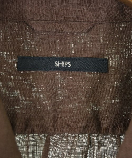 SHIPS（シップス）カジュアルシャツ 茶 サイズ:L メンズ/2200671060053