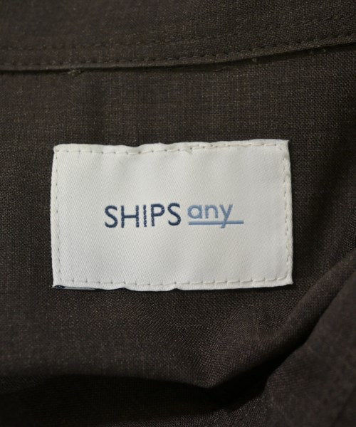 SHIPS any（シップスエニィ）カジュアルシャツ 茶 サイズ:XL メンズ/2200720138030