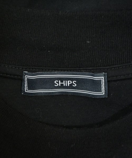 SHIPS（シップス）Tシャツ・カットソー 黒 サイズ:M メンズ/2200722864067