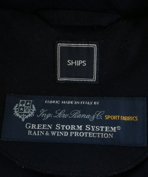 SHIPS（シップス）ステンカラーコート 紺 サイズ:M メンズ/2200726751097