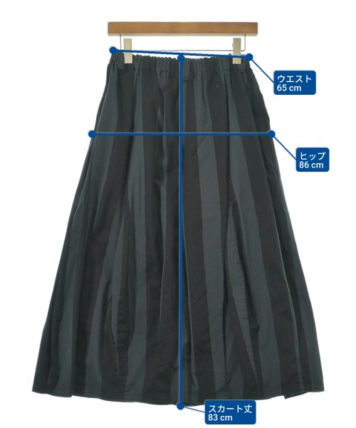 BASCO（バスコ）ロング・マキシ丈スカート 黒 サイズ:F レディース/2200639279015