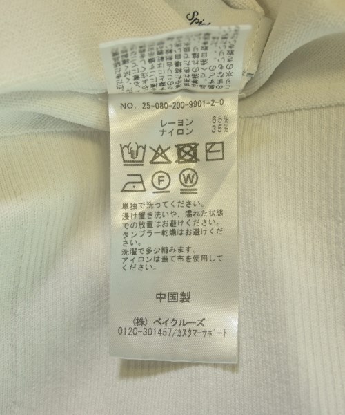 Spick and Span（スピックアンドスパン）ニット・セーター 白 サイズ:F レディース/2200619258016