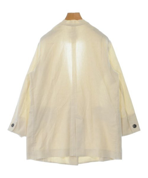 Spick and Span（スピックアンドスパン）ノーカラージャケット 白 サイズ:36(S位) レディース/2200622171043