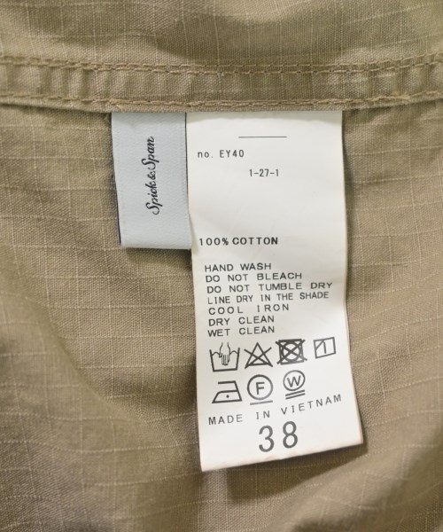 Spick and Span（スピックアンドスパン）カジュアルシャツ ベージュ サイズ:F レディース/2200633000141