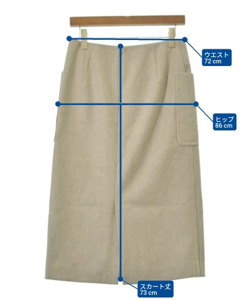 Spick and Span（スピックアンドスパン）ロング・マキシ丈スカート ベージュ サイズ:40(M位) レディース/2200625006045
