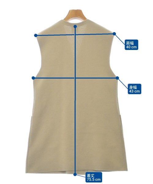 Spick and Span（スピックアンドスパン）ベスト ベージュ サイズ:F レディース/2200632519040