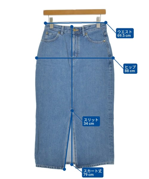 Spick and Span（スピックアンドスパン）ロング・マキシ丈スカート 青 サイズ:M レディース/2200634546020