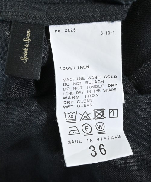 Spick and Span（スピックアンドスパン）ワンピース 黒 サイズ:36(S位) レディース/2200637975056