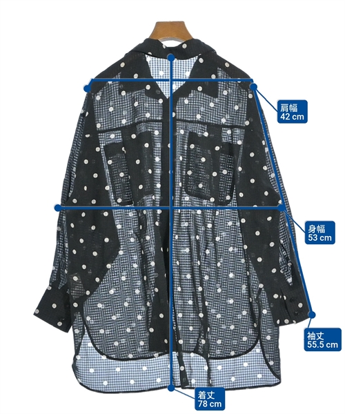 Spick and Span（スピックアンドスパン）カジュアルシャツ 黒 サイズ:F レディース/2200633284190