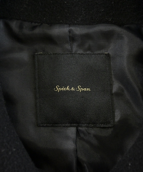 Spick and Span（スピックアンドスパン）ピーコート 黒 サイズ:36(S位) レディース/2200634552014