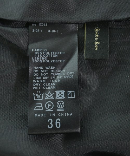 Spick and Span（スピックアンドスパン）ひざ丈スカート 黒 サイズ:36(S位) レディース/2200639360058