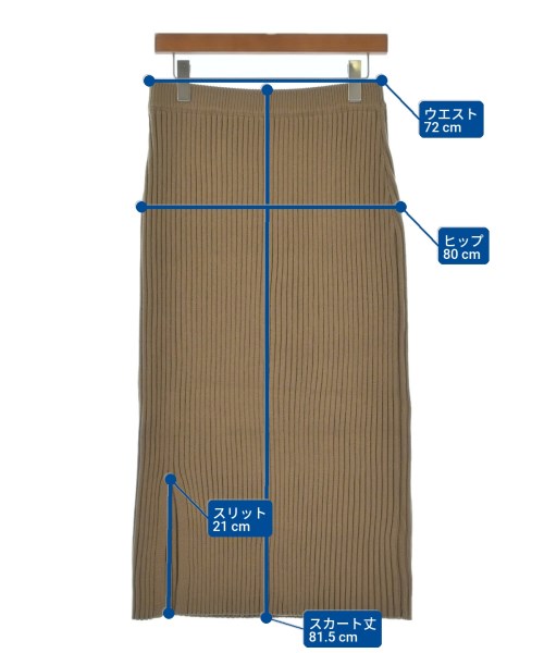 Spick and Span（スピックアンドスパン）ロング・マキシ丈スカート ベージュ サイズ:38(M位) レディース/2200620298032