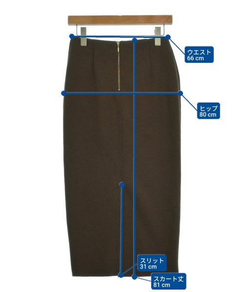 Spick and Span（スピックアンドスパン）ロング・マキシ丈スカート 茶 サイズ:38(M位) レディース/2200625469048
