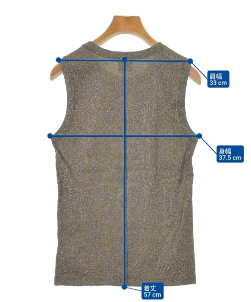 Spick and Span（スピックアンドスパン）タンクトップ 茶 サイズ:F レディース/2200626240073