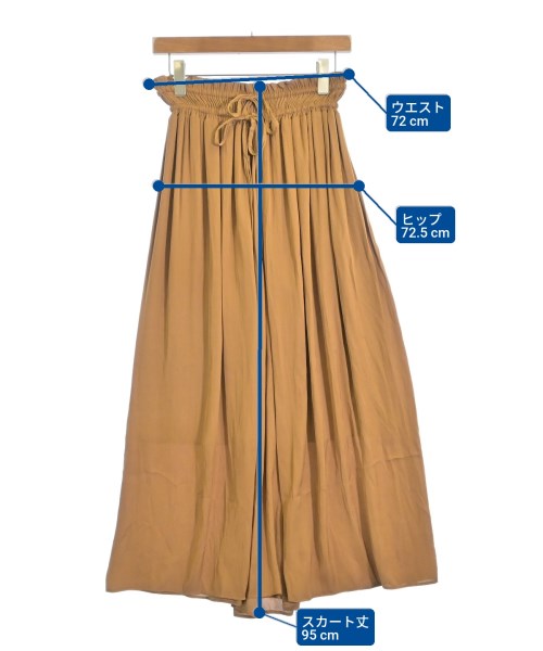 Spick and Span（スピックアンドスパン）ロング・マキシ丈スカート 茶 サイズ:36(S位) レディース/2200636248052