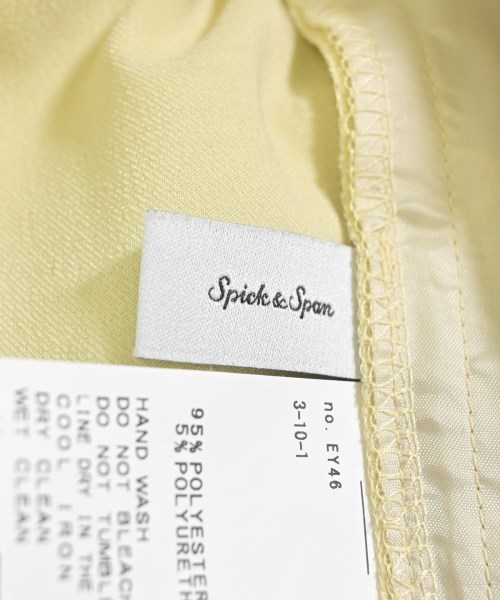 Spick and Span（スピックアンドスパン）スラックス 黄 サイズ:38(M位) レディース/2200624708100