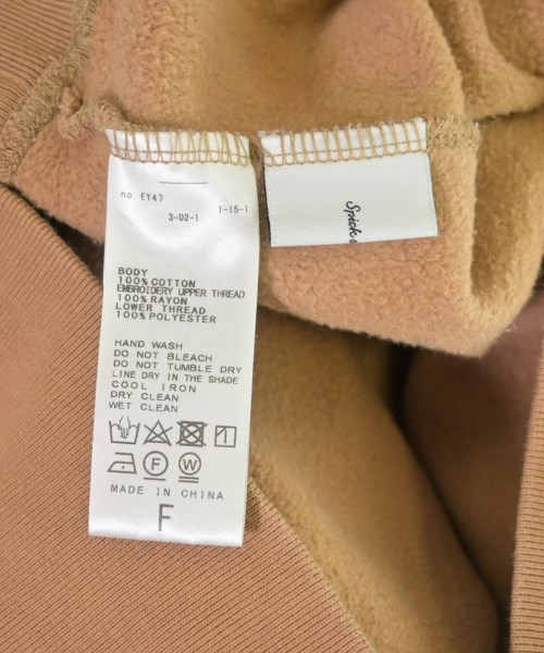 Spick and Span（スピックアンドスパン）スウェット 茶 サイズ:F レディース/2200637730075