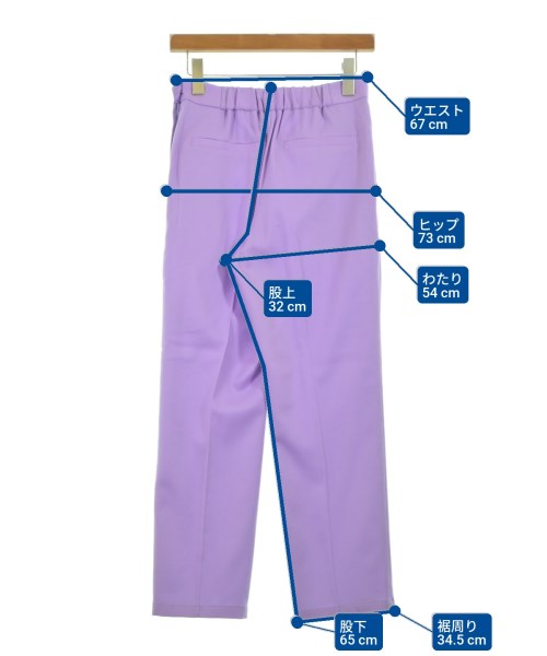 Spick and Span（スピックアンドスパン）スラックス 紫 サイズ:38(M位) レディース/2200622382241