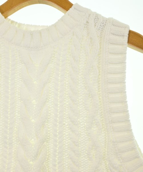 Spick and Span（スピックアンドスパン）ベスト 白 サイズ:F レディース/2200628386090