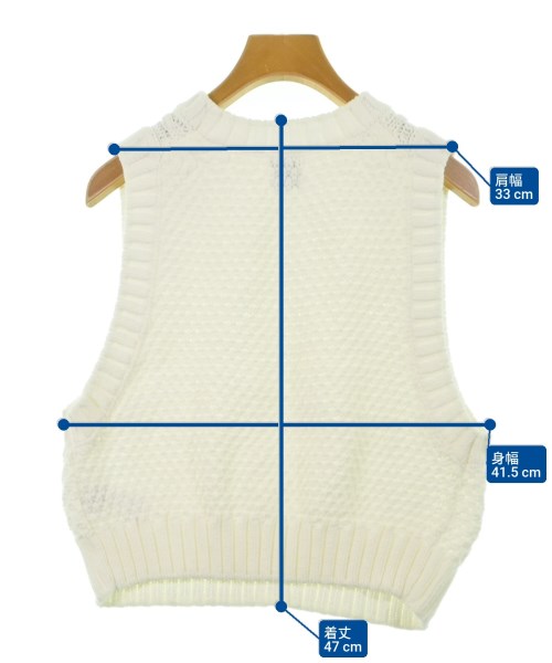 Spick and Span（スピックアンドスパン）ベスト 白 サイズ:F レディース/2200628386090