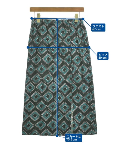 Spick and Span（スピックアンドスパン）ロング・マキシ丈スカート 緑 サイズ:-(M位) レディース/2200637100045