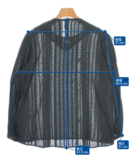 Spick and Span（スピックアンドスパン）カジュアルシャツ 黒 サイズ:F レディース/2200636449152