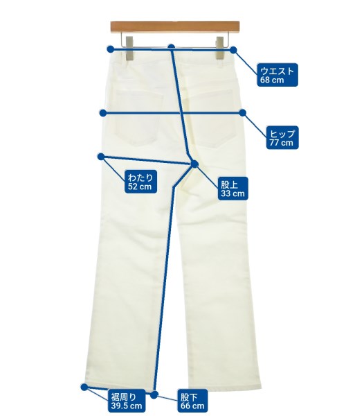 Spick and Span（スピックアンドスパン）デニムパンツ 白 サイズ:36(S位) レディース/2200642073075