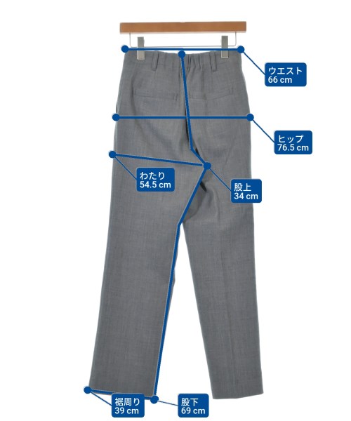 Spick and Span（スピックアンドスパン）スラックス グレー サイズ:34(XS位) レディース/2200638174021