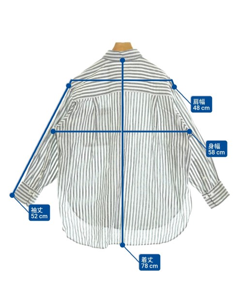 Spick and Span（スピックアンドスパン）カジュアルシャツ グレー サイズ:-(M位) レディース/2200642241047