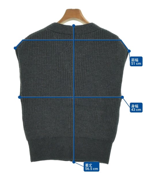 Spick and Span（スピックアンドスパン）ベスト グレー サイズ:-(M位) レディース/2200642241054