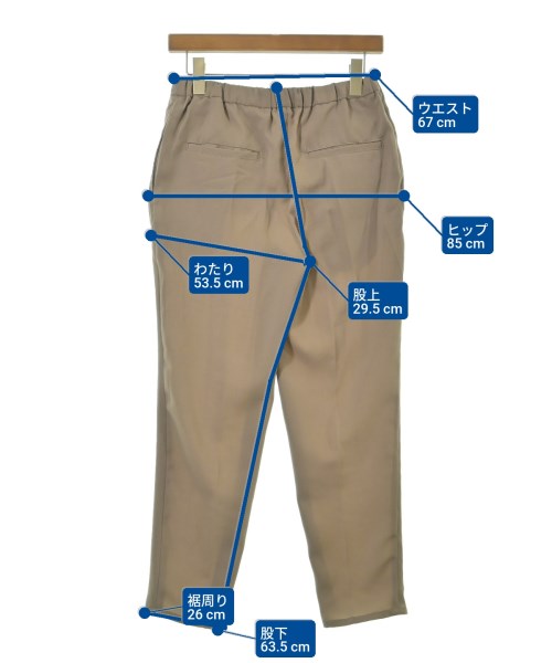 Spick and Span（スピックアンドスパン）スラックス ベージュ サイズ:38(M位) レディース/2200632278312