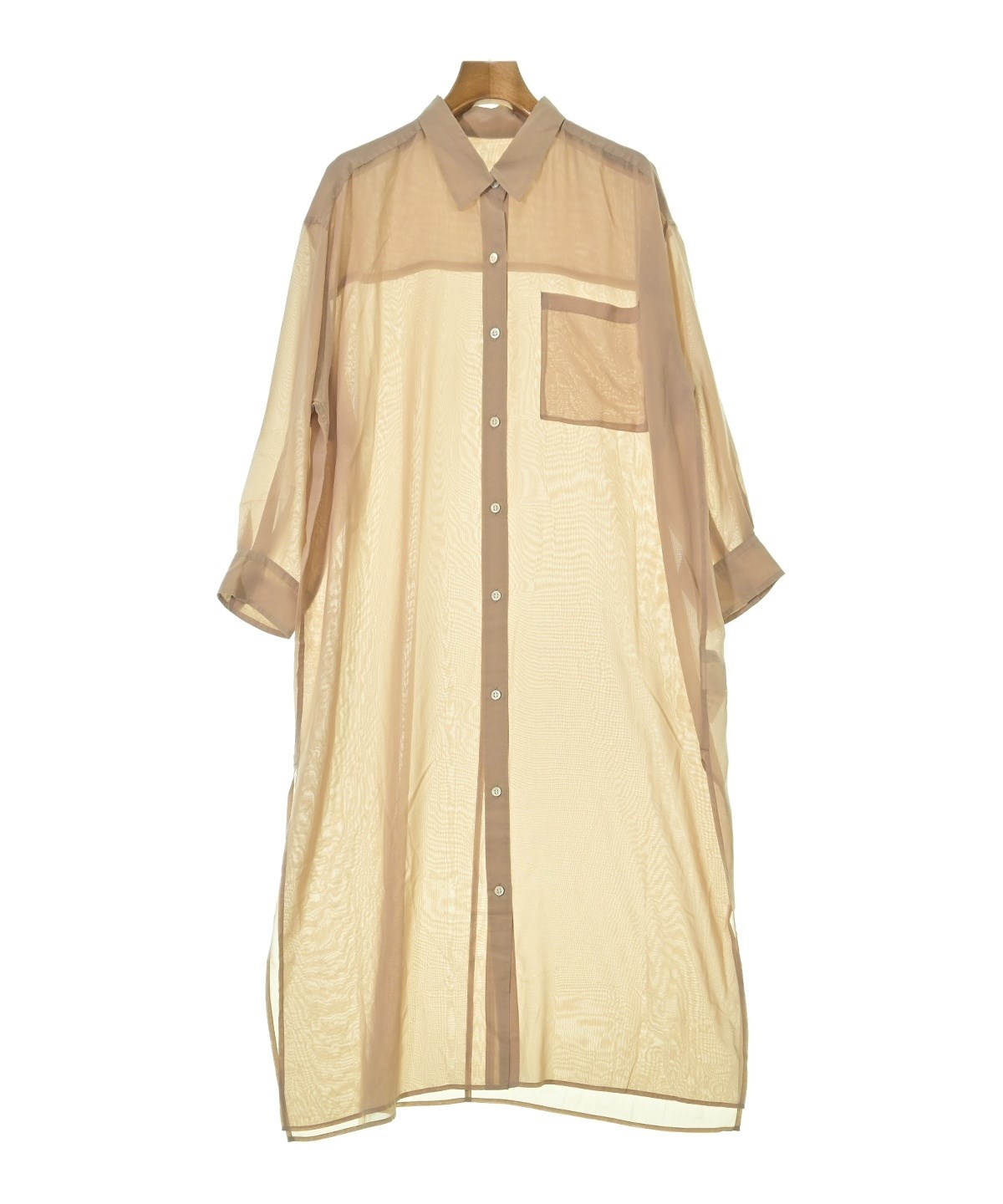 Spick and Span（スピックアンドスパン）シャツワンピース ベージュ