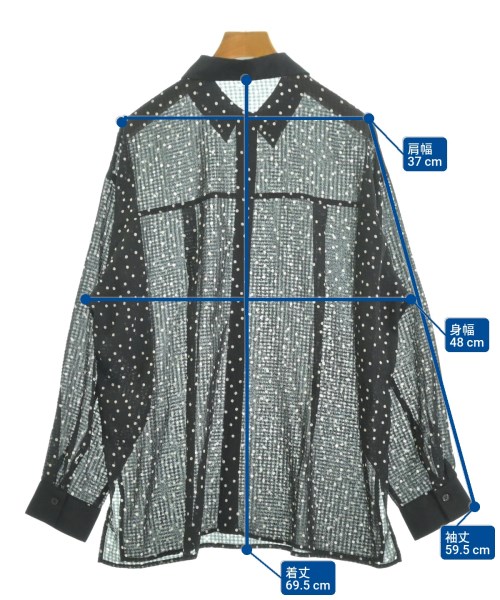 Spick and Span（スピックアンドスパン）カジュアルシャツ 黒 サイズ:F レディース/2200622198033