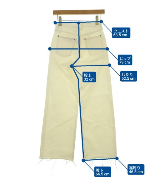 Spick and Span（スピックアンドスパン）デニムパンツ 白 サイズ:-(S位) レディース/2200623969014