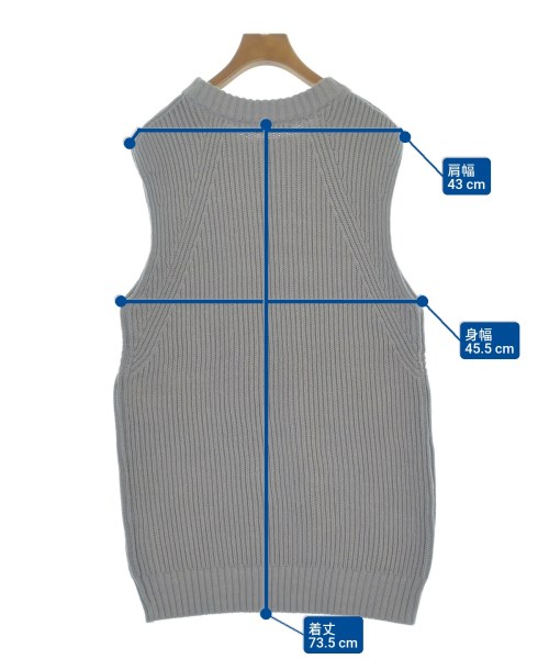 Spick and Span（スピックアンドスパン）ベスト グレー サイズ:-(L位) レディース/2200624387053