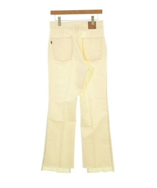 5 1/2（ファイブアンドハーフ）デニムパンツ 白 サイズ:30(XL位) レディース/2200614669022