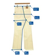 5 1/2（ファイブアンドハーフ）デニムパンツ 白 サイズ:30(XL位) レディース/2200614669022