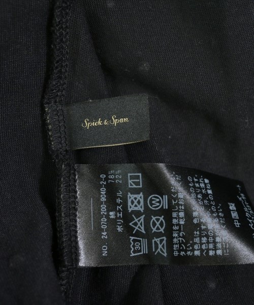 Spick and Span（スピックアンドスパン）Tシャツ・カットソー 黒 サイズ:-(M位) レディース/2200615413167