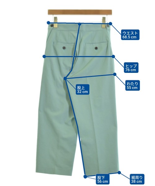 Spick and Span（スピックアンドスパン）スラックス 緑 サイズ:36(S位) レディース/2200614996012